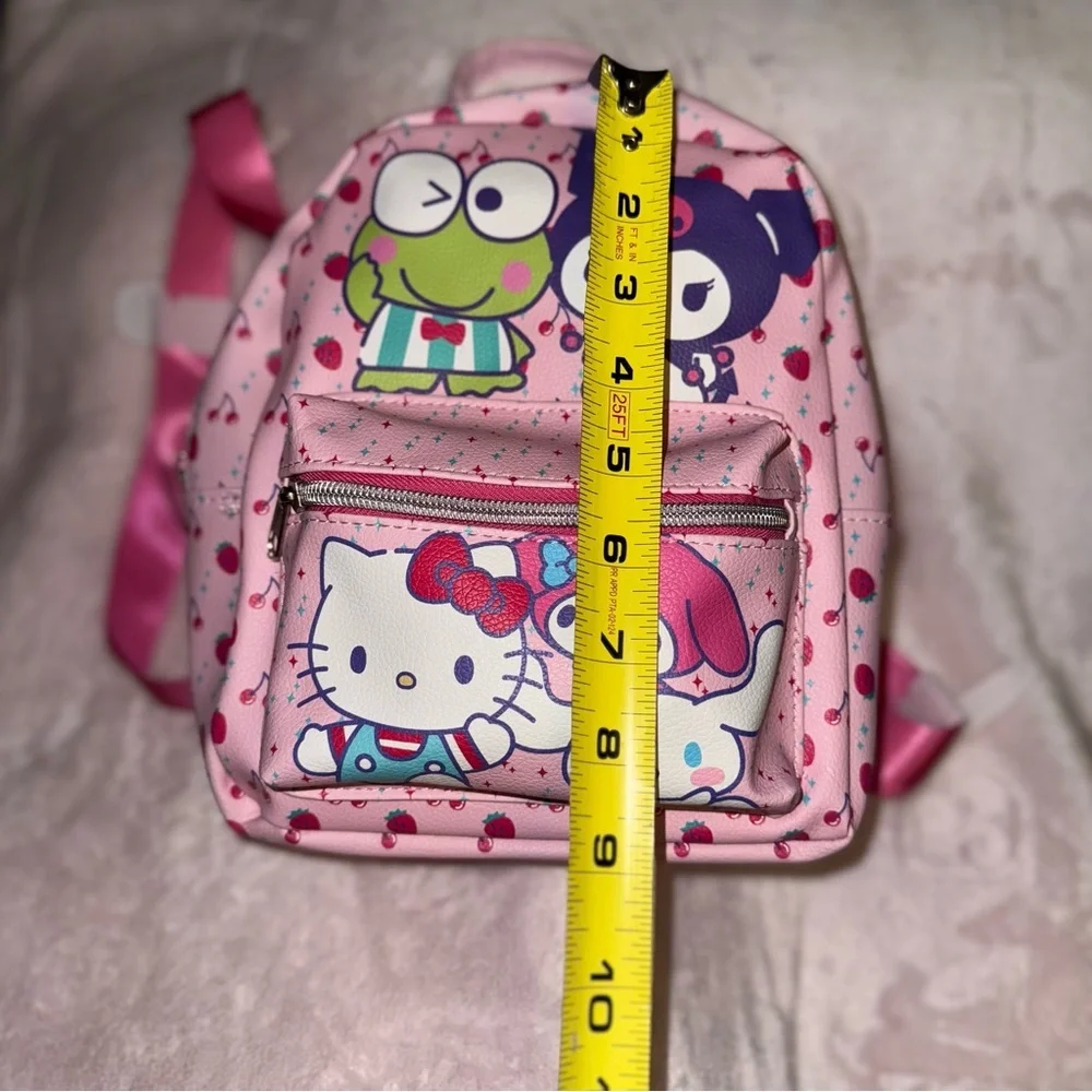 Hello Kitty & Friends By Sanrio Mini Backpack Sanrio Keroppi Cherry Strawberry - Picture 7 of 12